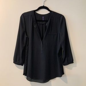 NYDJ Back Pleat Blouse Size M